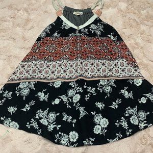 Rewind Multi-Color Sleeveless Y-Back Tank Women's Size Small Juniors